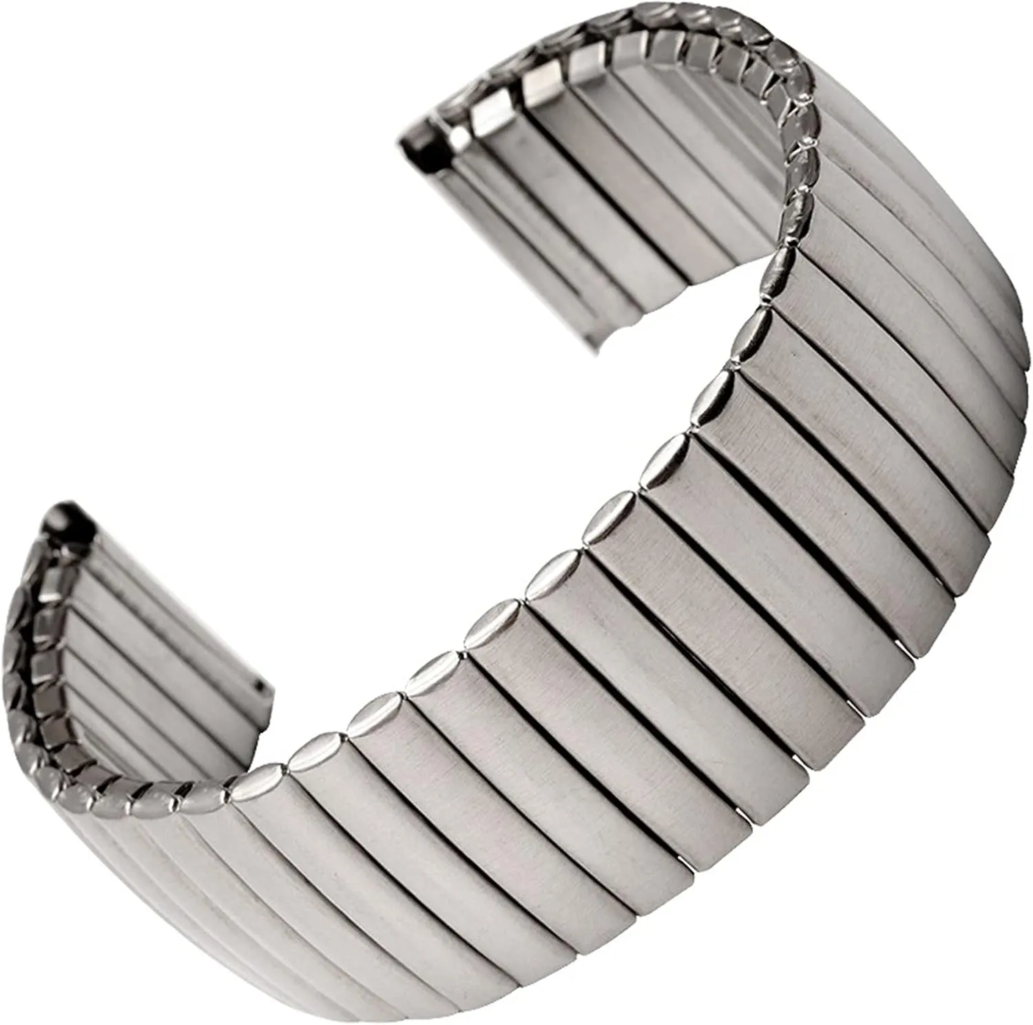 Band Strap Elastic Metal Band Matte Style Wristband Polished (Size : aggregate flutter interim 22mm) (Size : 18mm) ( Colo Metal Replacement Band,Watch Straps, Smart Watch Strap, Watch ,Wrist Strap Stainless Steel Stretch Watch 