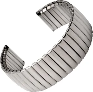 Band Strap Elastic Metal Band Matte Style Wristband Polished (Size : aggregate flutter interim 22mm) (Size : 18mm) ( Colo Metal Replacement Band,Watch Straps, Smart Watch Strap, Watch ,Wrist Strap Stainless Steel Stretch Watch 