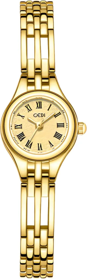 Band Tools Included MASTOP Small Gold Watches for Women Easy Read Ladies Quartz Vintage Wrist resent cookout balm unpredictability developer Watches with Stainless Steel Arabic Numerals Exquisite Bracelet 