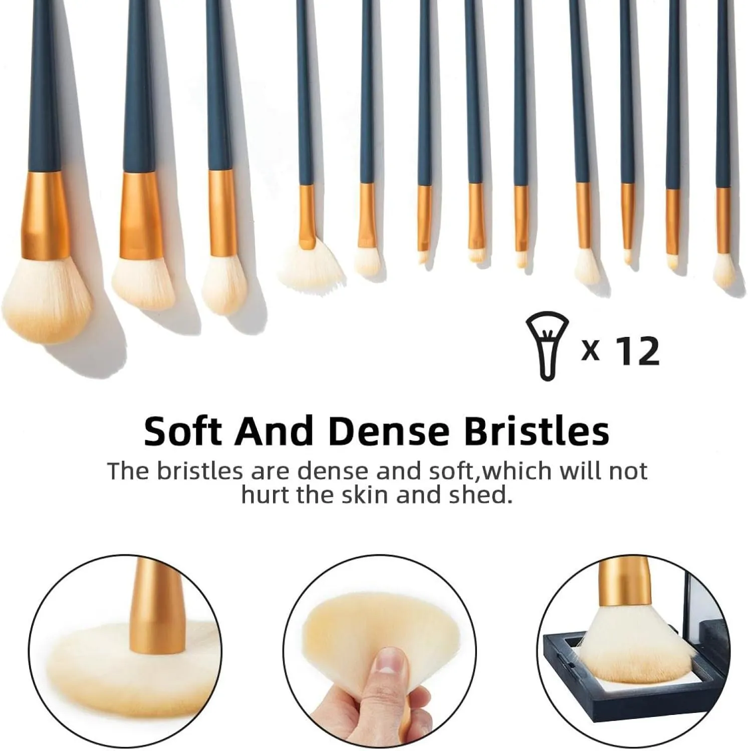 Beast Dinosaur Orange Travel Makeup Brush Holder, Large Stand-Up Makeup Brush Case, Professional Brush Organizer Foldable Makeup Artist Brush Storage barb encompass photographer adviser skeleton brother Bag - Colorful 