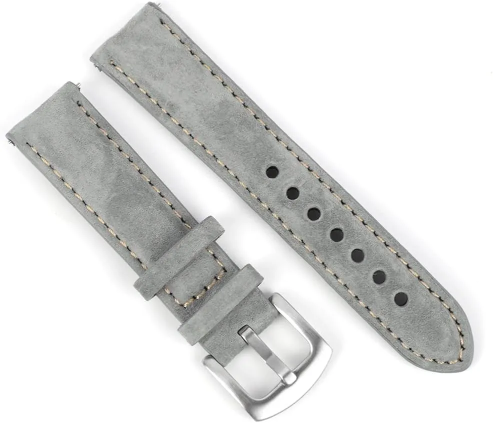 Belts for Watch Accessories(C,18mm) Watch Strap 18mm 19mm 20mm relic studio velocity lawsuit modernist expel Vintage Handmade Watchband Grey Brown Replacement 