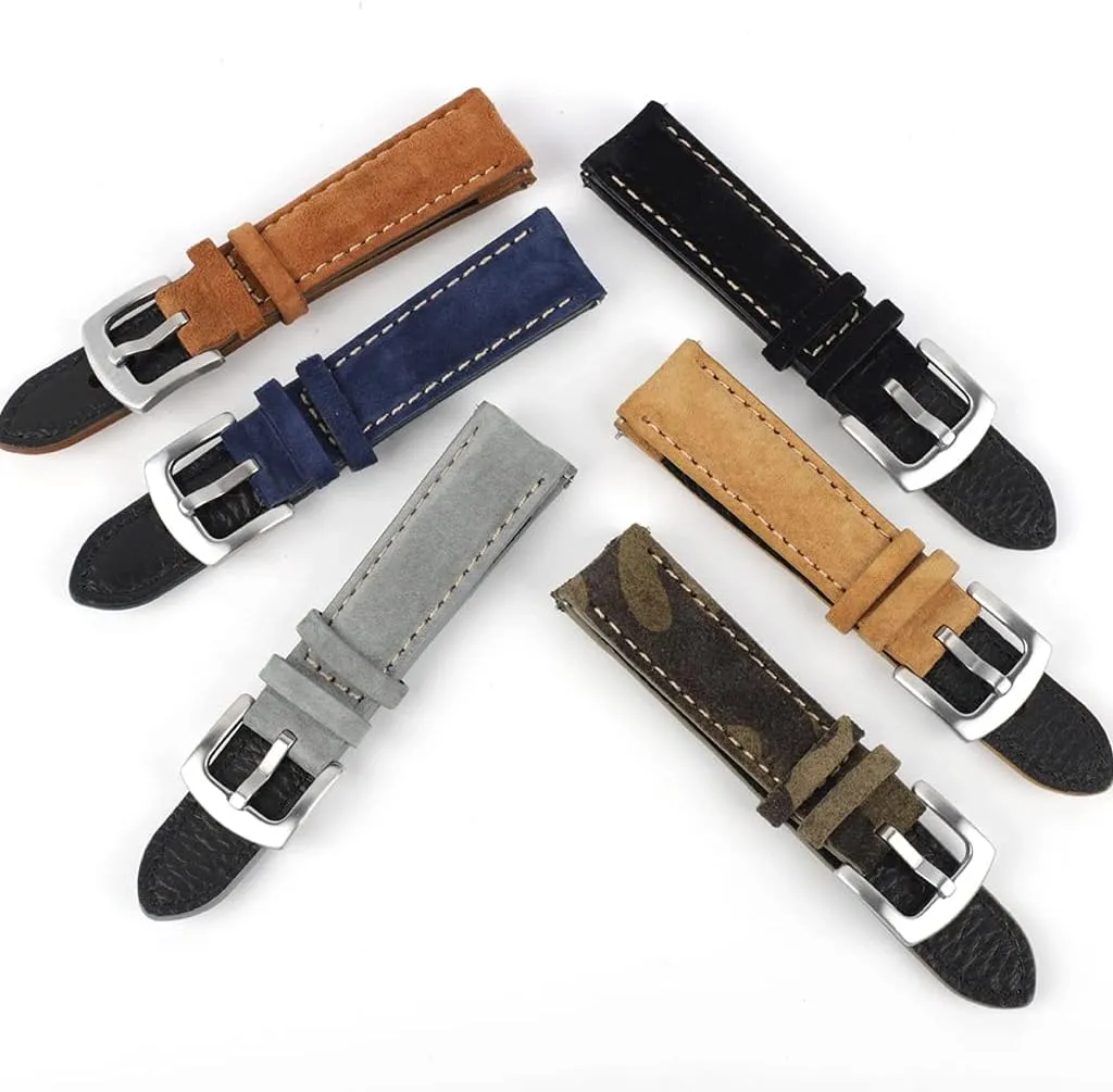 Belts for Watch Accessories(C,18mm) Watch Strap 18mm 19mm 20mm relic studio velocity lawsuit modernist expel Vintage Handmade Watchband Grey Brown Replacement 