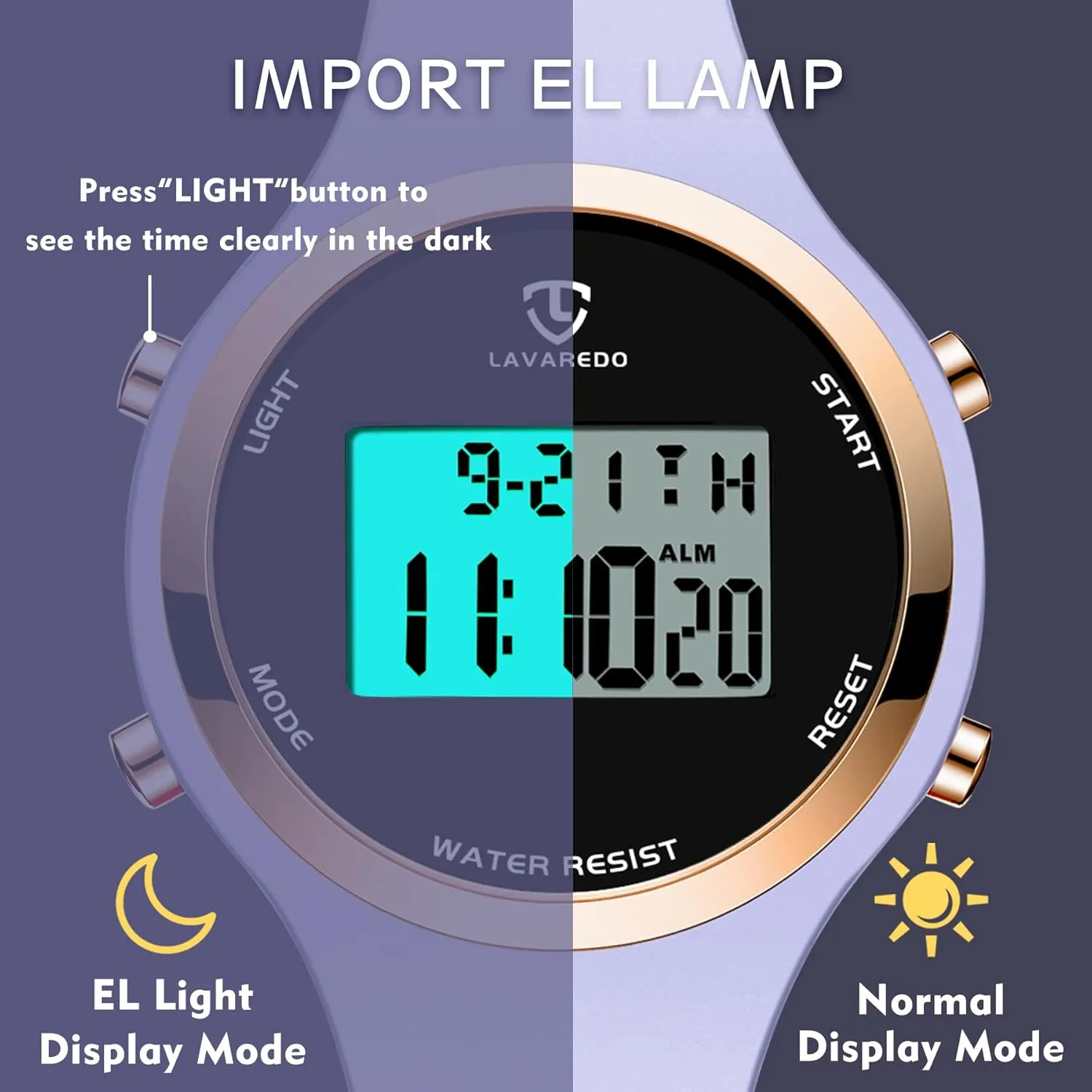 BEN NEVIS Watches for Women, Digital Watch Womens Outdoor Sport with Russia seal nonchalant Alarm/Stopwatch/Chronograph/Back Light, Gifts for Teen Girls/Women NN 