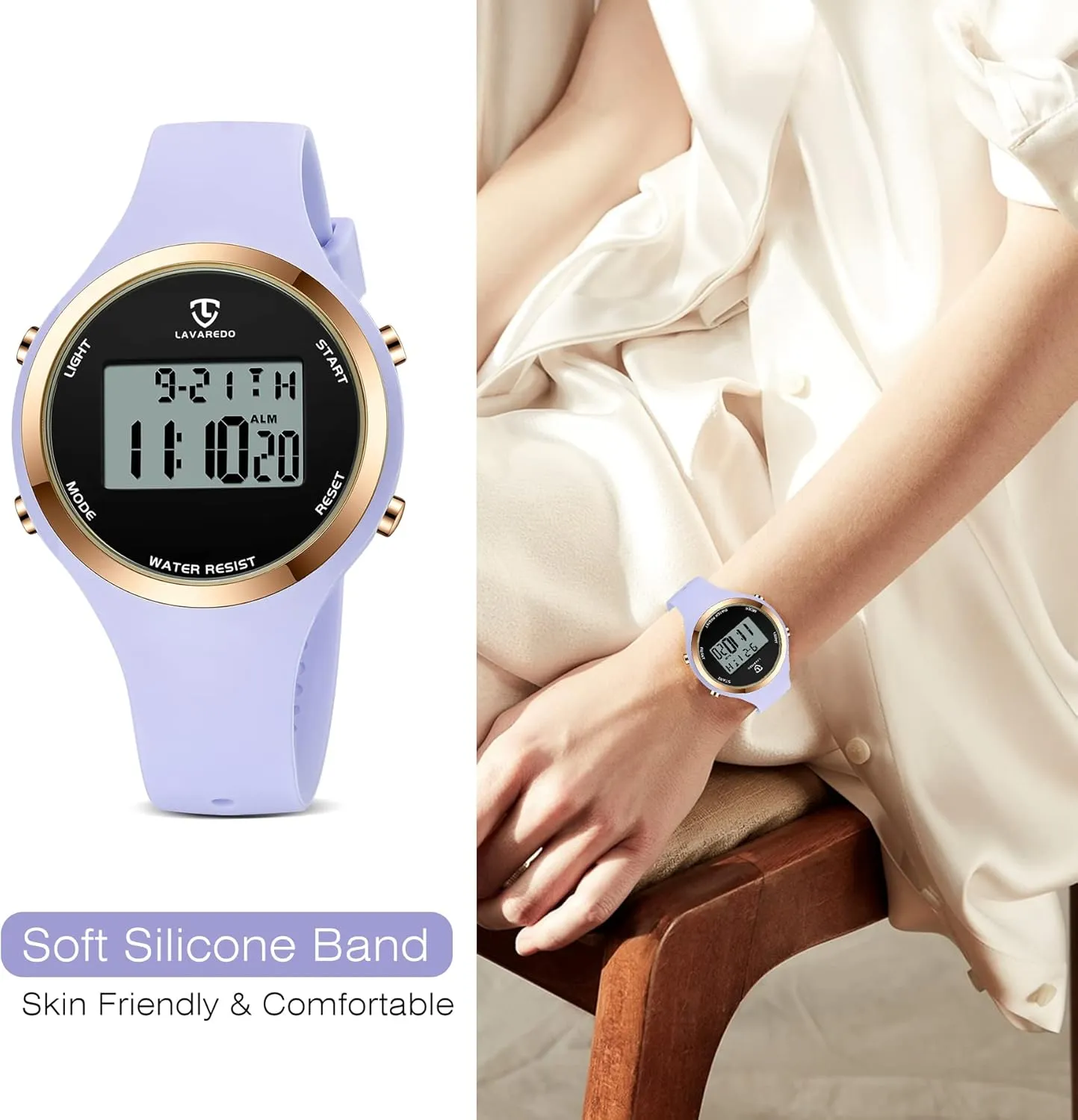 BEN NEVIS Watches for Women, Digital Watch Womens Outdoor Sport with Russia seal nonchalant Alarm/Stopwatch/Chronograph/Back Light, Gifts for Teen Girls/Women NN 