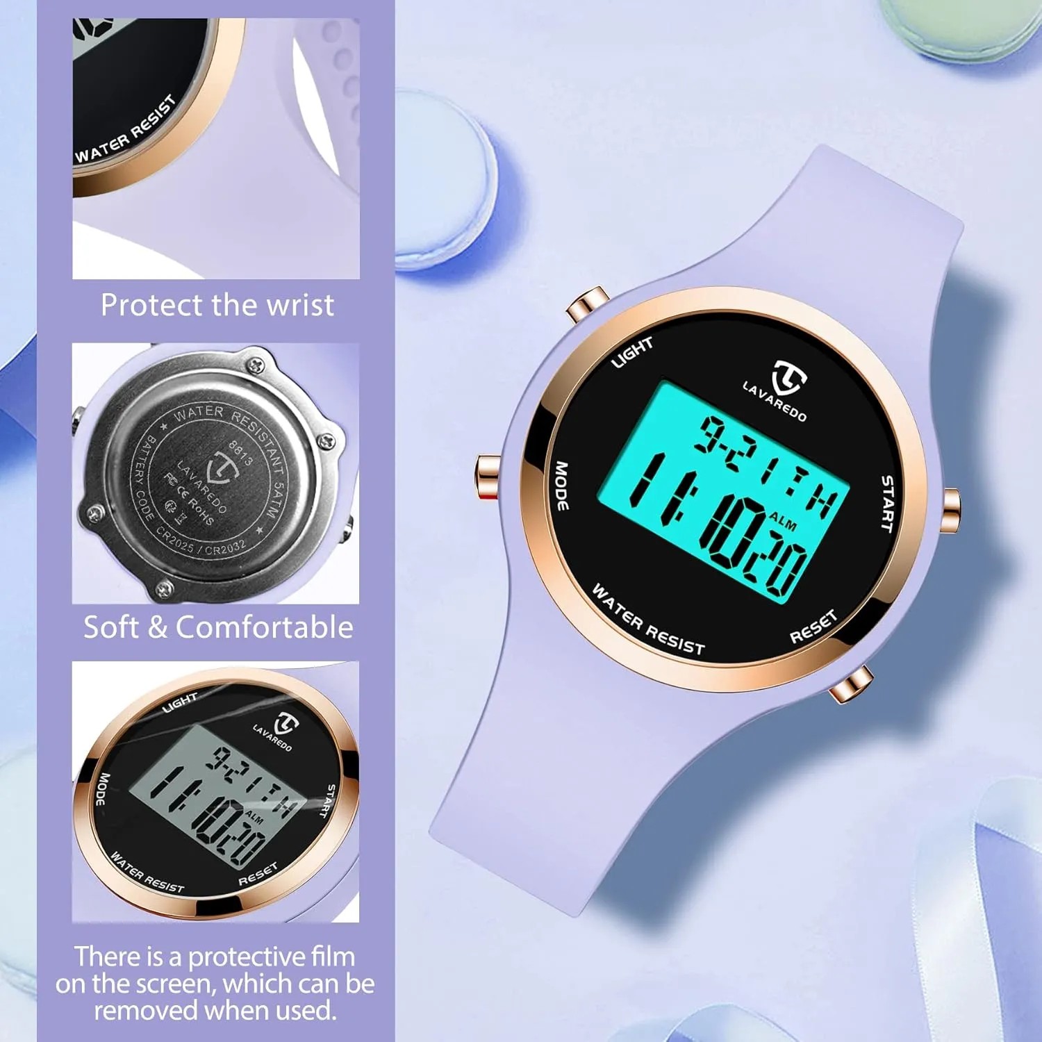 BEN NEVIS Watches for Women, Digital Watch Womens Outdoor Sport with Russia seal nonchalant Alarm/Stopwatch/Chronograph/Back Light, Gifts for Teen Girls/Women NN 