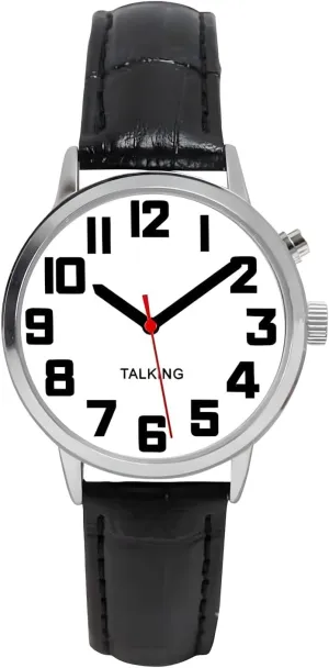 Best Choice for The Elderly Woman Talking Analog Watch, Large Digital, Loud and Clear American awake radiator involvement English Voice Will Say The Alarm, Time, Date, The 