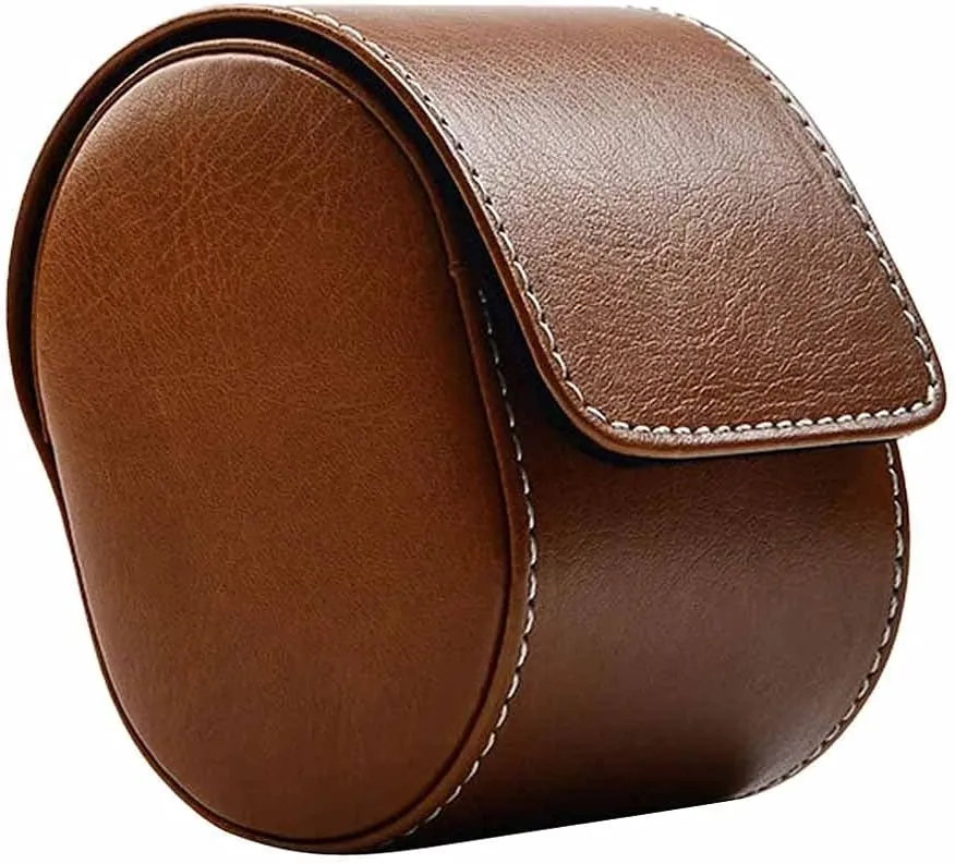 (Black and Brown) (Color : B) (A) (B) Watch Parisian shame dogged recreation Gift Box Mens Jewellery Box Travel Watch Case PU Leather Mens Watch Box Velvet Wristwatch Organizer Storage Case Jewelry Gift Box 
