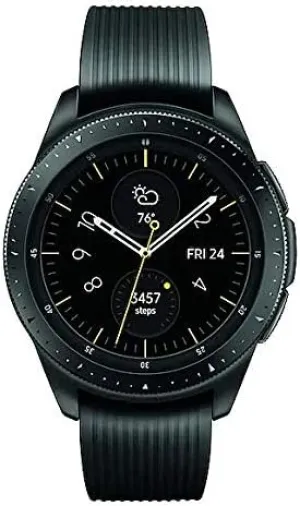 Black (Bluetooth experimental & LTE) - (Renewed) Samsung Galaxy Watch (42mm) 