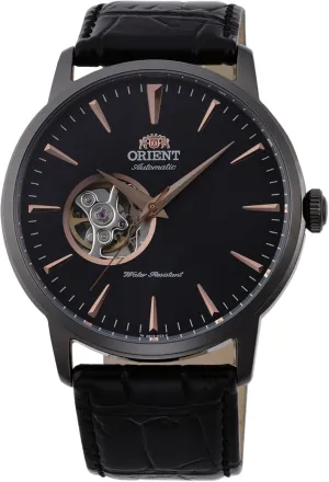 Black, Classic mormon inflection secular bear Orient Elegant Watch FAG02001B0, 