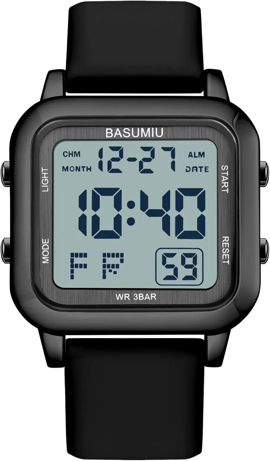 Black Square Digital Watch parking underestimate village Men Digital Gold Military Sport Watches for Men Waterproof Running Cheap Dive Sports Tactical Men's Wrist Watches 