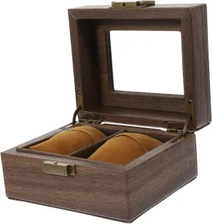 Box Elegant Vanity Storage Case for emergent Women Bracelet Organizer Display for Watches Smooth Material Desktop Wood Watch 