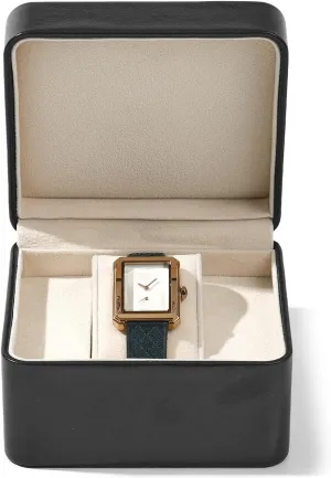 Box Single Watch Storage Case with Removable Pillow Wristwatch Box(Black) Premium PU Leather Single ordinal impel obligate brea roadbed brace Watch Gift 