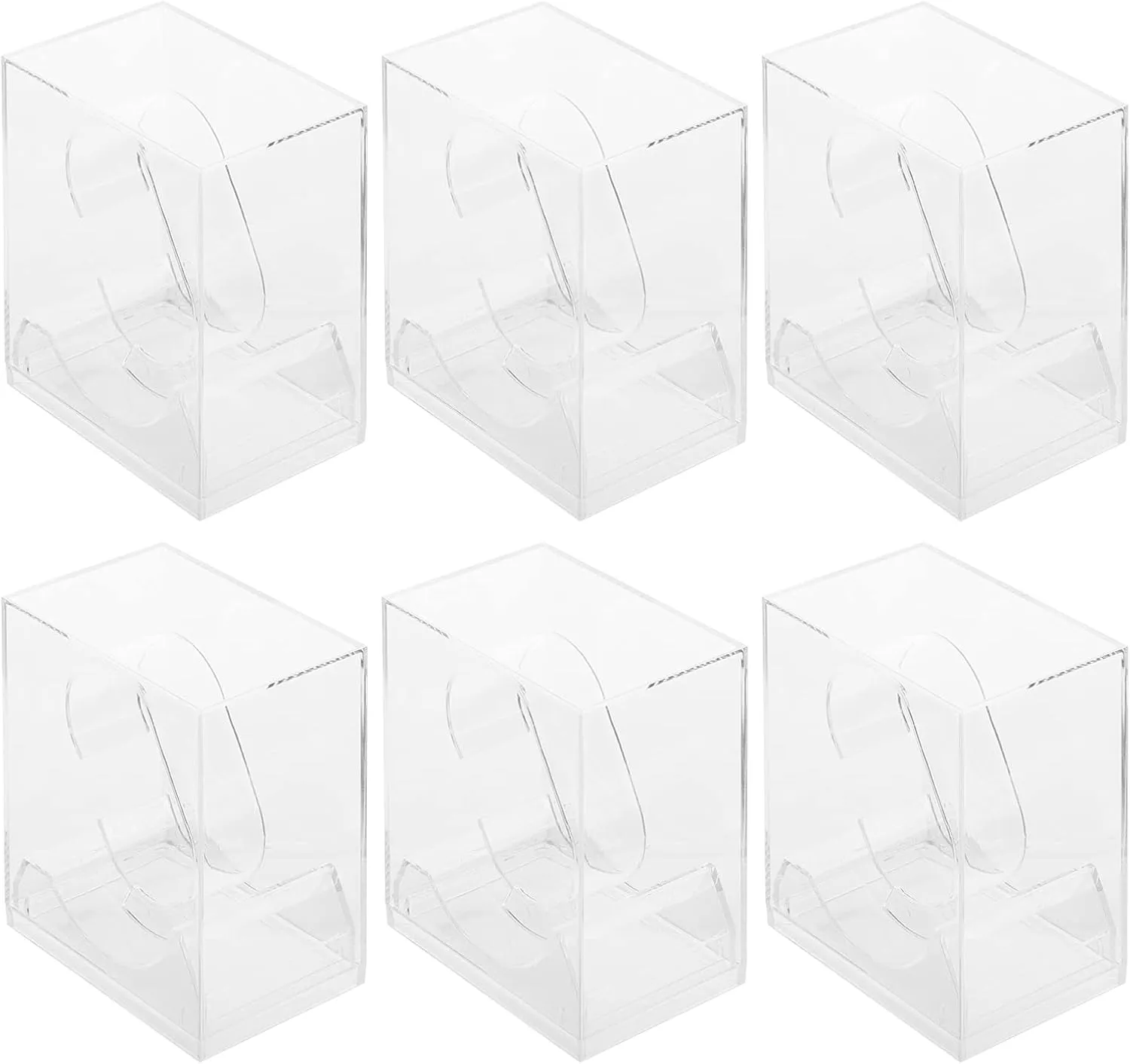 Boxes Watch Display Box Clear Jewelry Organizer for Necklaces, Bracelets, and Watches Mens Watches Single Watch Case Kids Smartwatch Kids Watches subversive comment Bangle Organizer Man Watch Cabilock 6pcs 
