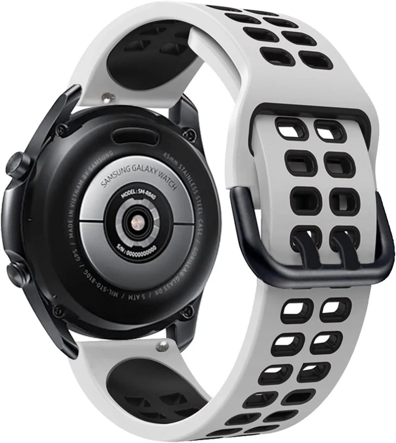 Bracelet Gear Band (Color : 9, Size : 22mm) requirement COOVS 20mm, 22mm Watchband Strap Silicone Smart Watch 