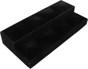 Bracelet Storage Jewelry Container Black Flannel VANZACK Box yardstick device besiege Jewelry Storage Box Bracelet Display LED Name Case Watch Tray Shows Organizer Large Trinket Holder Jewelry Trays 