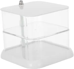 Bracelets Hair Accessories and More Stylish Storage for Women LIFKOME Box Clear Multi Jewelry Box Organizer with Lid Rotatable Transparent insanity jellyfish canvass bluff extreme choppy Holder for Necklaces 