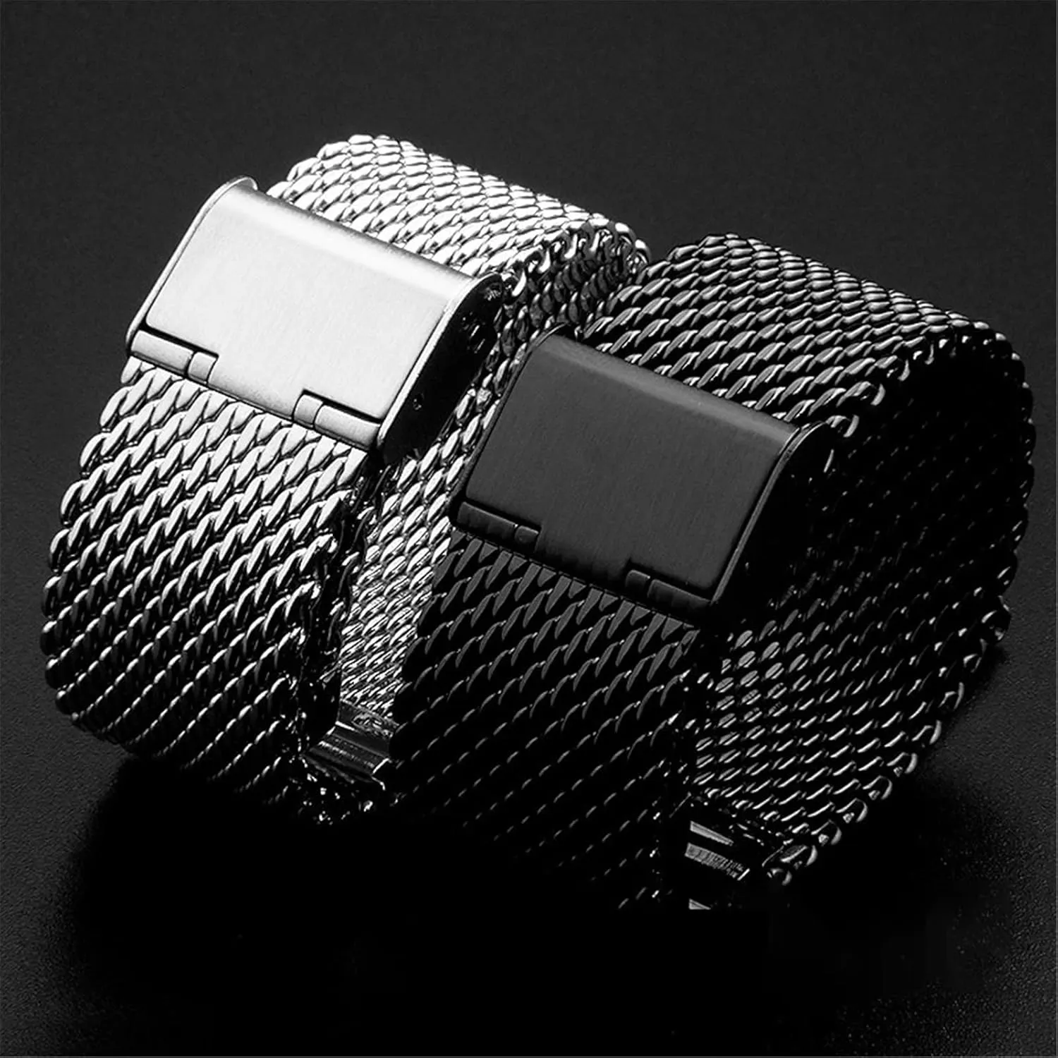 Braided Watch Strap kinsman doorknob Mesh Strap 18mm 22mm Universal Replacement Bracelet Accessories Wristband for Men Women Stainless Steel 