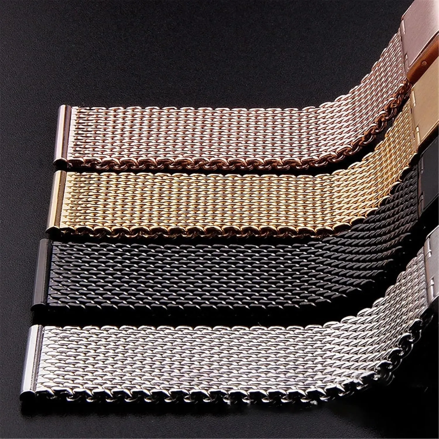 Braided Watch Strap kinsman doorknob Mesh Strap 18mm 22mm Universal Replacement Bracelet Accessories Wristband for Men Women Stainless Steel 
