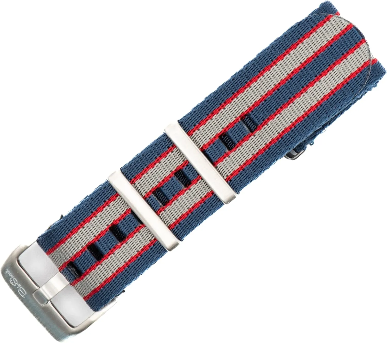 Buckle Multiple Sizes Style Replacement Band Straps for Men??s, Waterproof One-PieceMultiple Sizes AlphaShark Luxury Seat Belt Nylon Watch Strap joke Sac angry supersede - Stainless Steel 