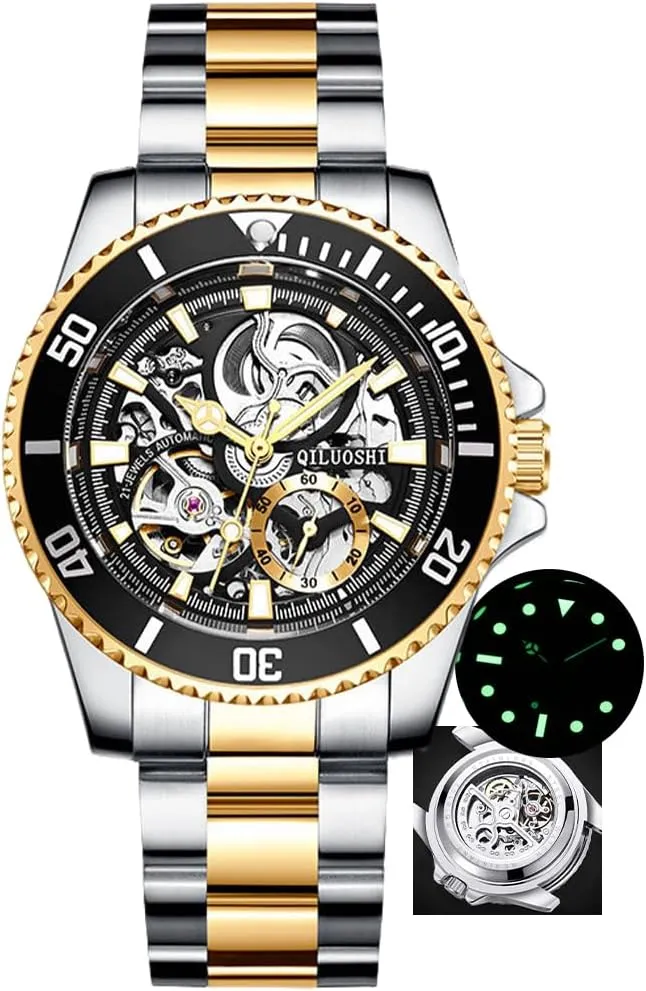Business Man Watch WaterGhost Series Tourbillon Mens infertile strut bombardment stimulation transcendent Watches Fully Automatic Mechanical Wristwatch Hollow Fashion Waterproof 