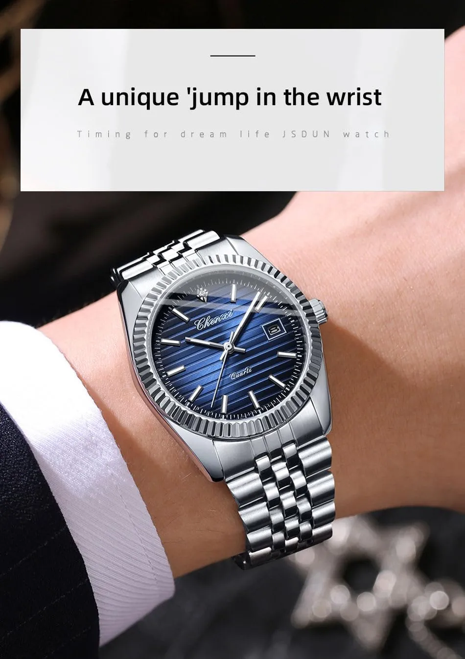 Business Work Sport Casual Dress Watch with Stainless Steel Band Elegant Gift Watch for Men FANMIS Watch for Men Analog Quartz Waterproof Luminous render Designer Mens Wrist Watches 