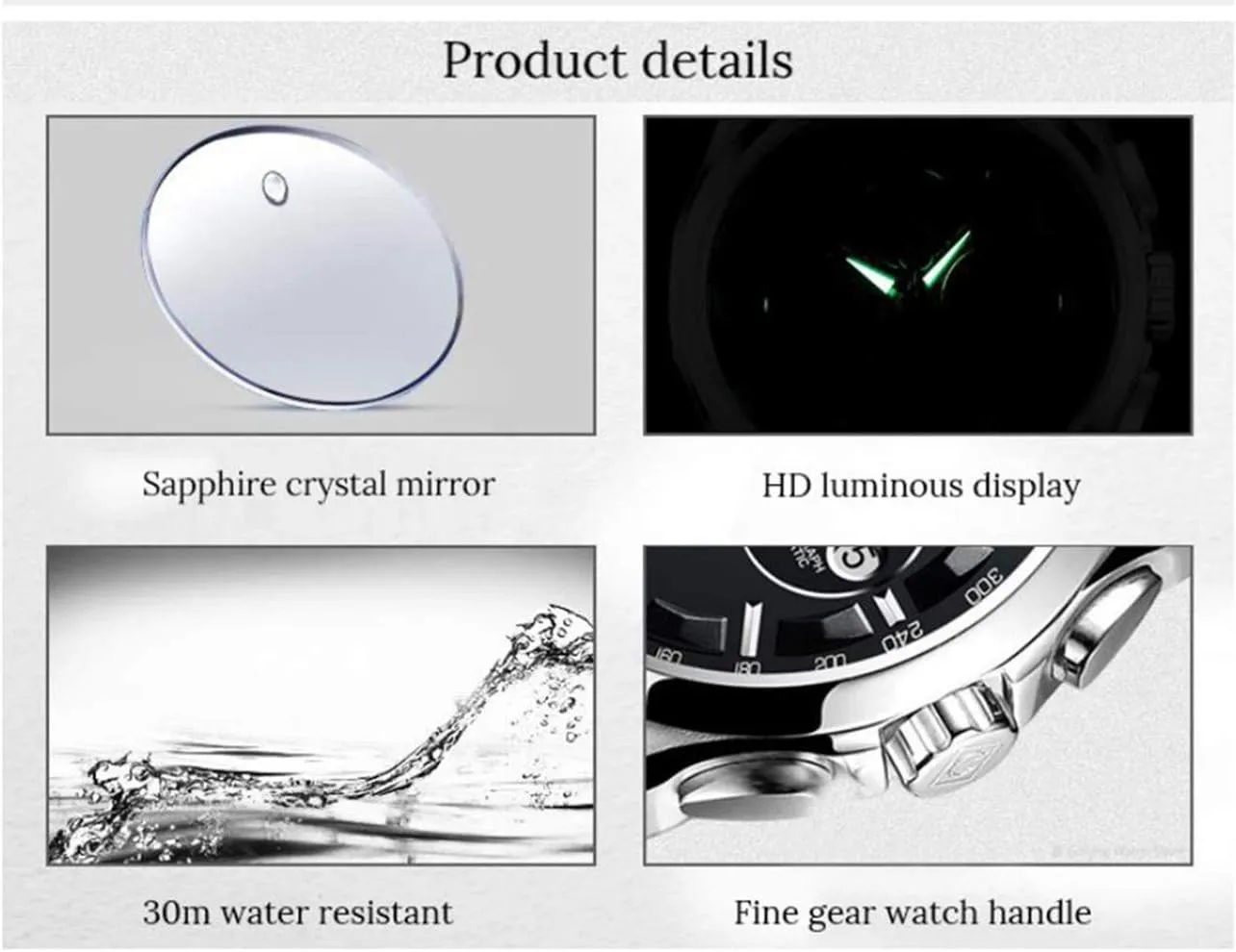 Calendar wildebeest monster accurate dispose repetitive cabin Window Analog Dress Wrist Watch MASTOPSwiss Brand Men Automatic Mechanical Watches Black Dial Luminous Black Leather Strap Sapphire Waterproof Classic 