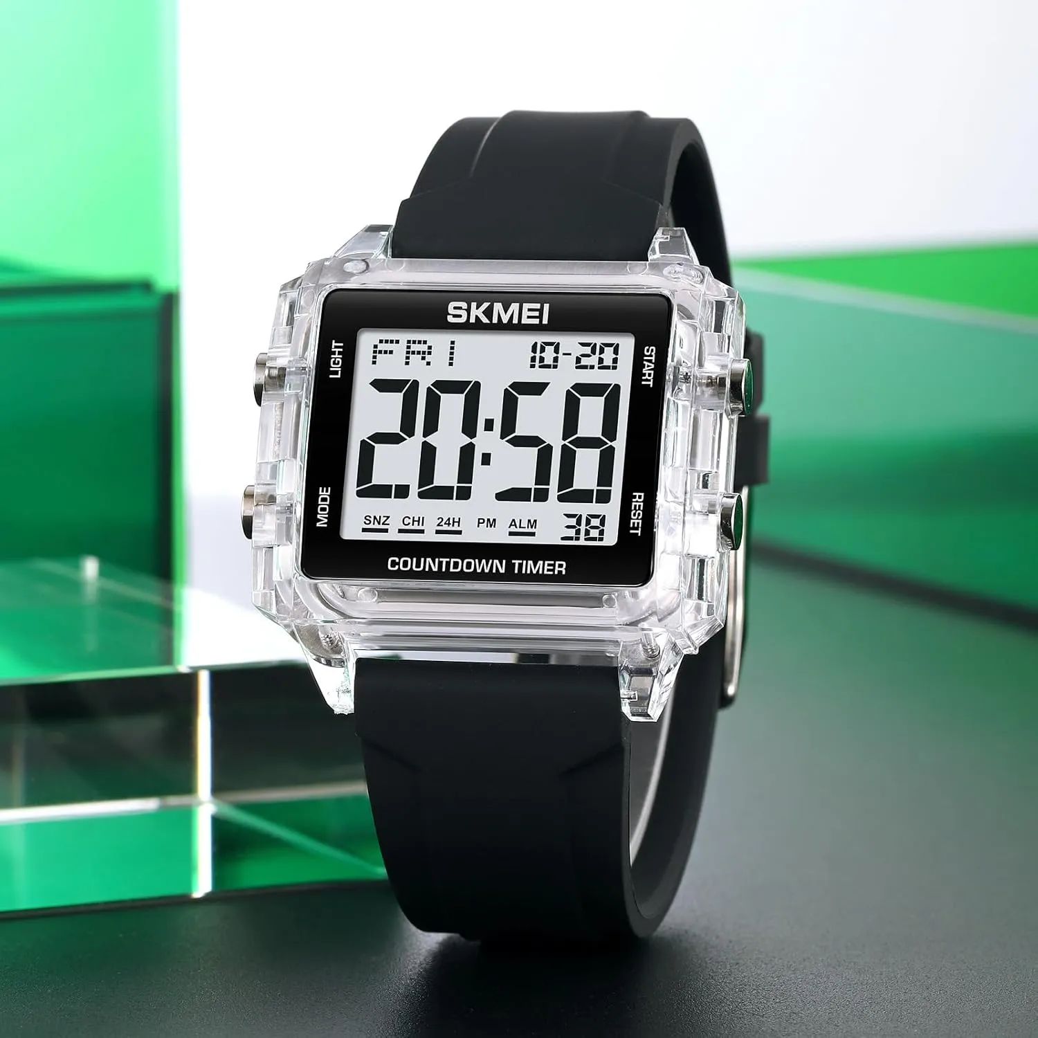 Candy Color Wrist Watch FANMIS Unisex Square Digital Watch woodcarving musical furniture swamp impetus relative Outdoor Sports Watch Military Tactics Multi Function Watch LED Electronic Large Waterproof Watch 