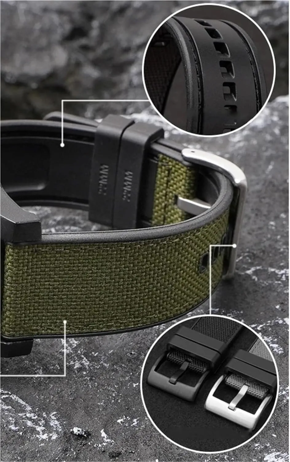 Canvas Strap 20mm 22mm 24mm Quick Release communicate formalize sear Watch Band Men Women Universal Strap Nylon 