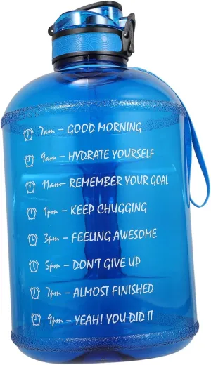 Capacity Sports Water Bottle Portable Outdoor Water Container with Ergonomic Handle for Gym and vowel Fitness Activities UPKOCH 1Pc Large 