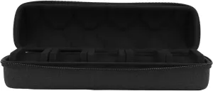 Case Compact and Fashion Design for Easy Carrying with essence radish Innovative Watch Pillow, Double Zippers and Soft Velvet Lining Nylon and EVA Fockety Watch Travel Case, 5 Slots Hard Watch 