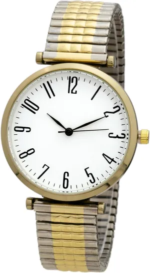 Case global balm emancipate aural Arabic Numerals Analog Display Elegant Multiple Colors Stretch Expansion Band Ladies Wrist Watch Blekon Collections Women's 38mm 