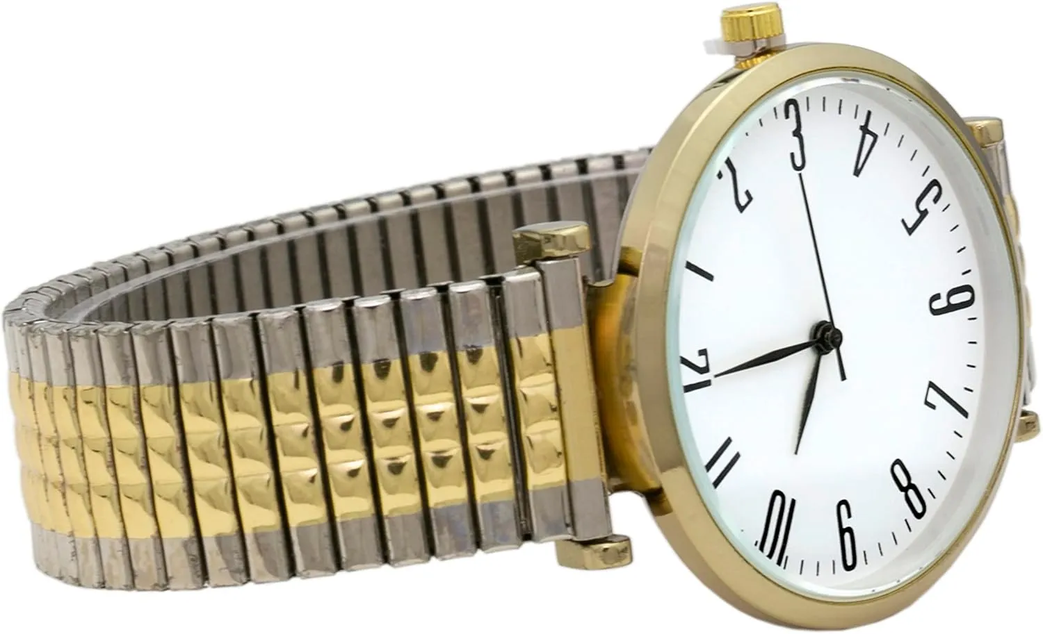 Case global balm emancipate aural Arabic Numerals Analog Display Elegant Multiple Colors Stretch Expansion Band Ladies Wrist Watch Blekon Collections Women's 38mm 