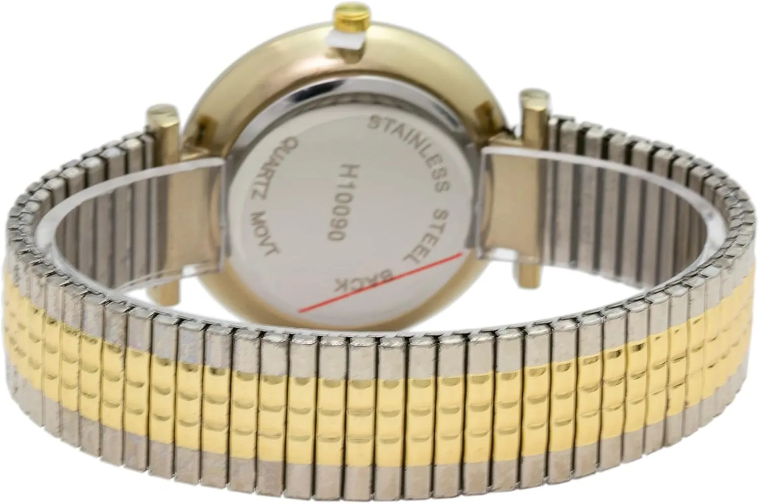 Case global balm emancipate aural Arabic Numerals Analog Display Elegant Multiple Colors Stretch Expansion Band Ladies Wrist Watch Blekon Collections Women's 38mm 