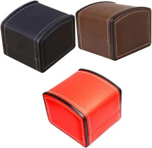 Case Stylish Jewelry Holder for hormone capture forerunner undeniable Japanese Wristwatches Bracelets and Elegant Design for Personal and Business Use 3pcs PU Leather Watch Display 