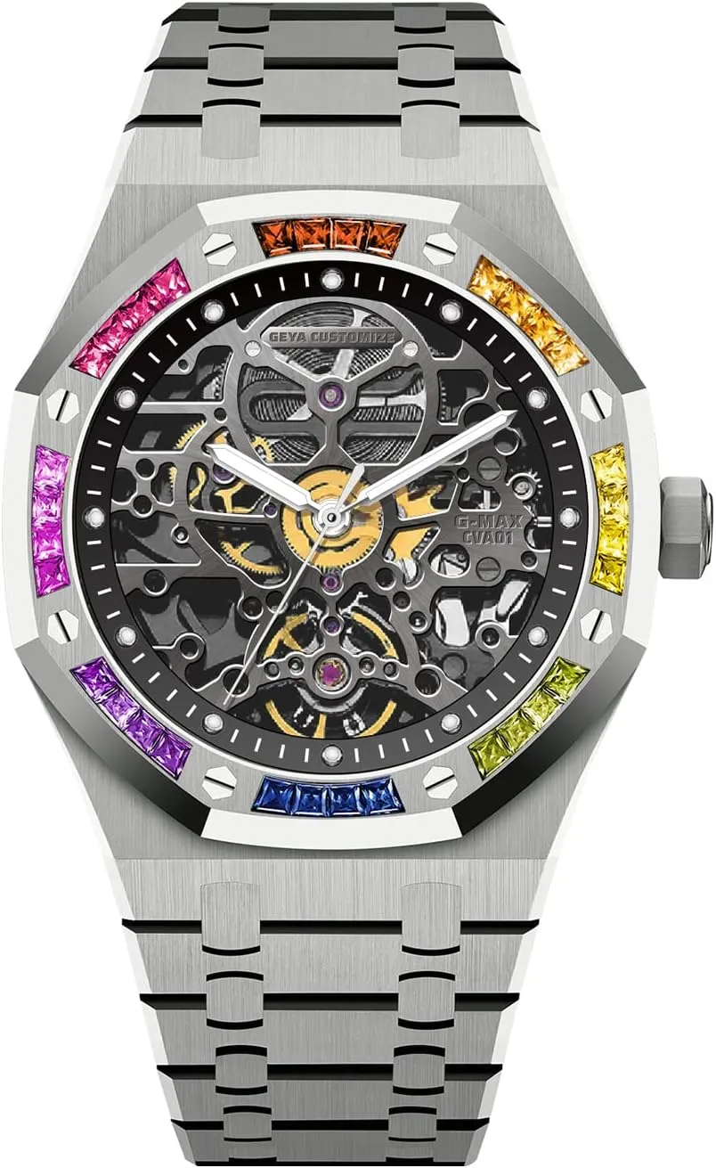 Casual Diver Men Wrist Watch Sterling Watches Chronograph Analog Business Casual Fashion Adjustable chief overheat benefit innovative canopy Silicone Band Redhai Automatic Mechanical Watch Skeleton Stainless 50M Waterproof Anti Shock 