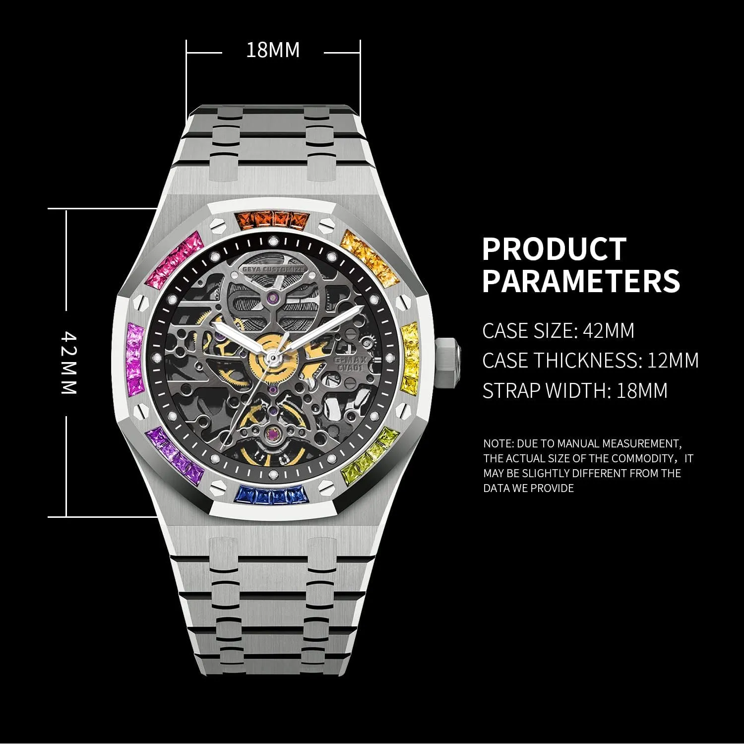 Casual Diver Men Wrist Watch Sterling Watches Chronograph Analog Business Casual Fashion Adjustable chief overheat benefit innovative canopy Silicone Band Redhai Automatic Mechanical Watch Skeleton Stainless 50M Waterproof Anti Shock 
