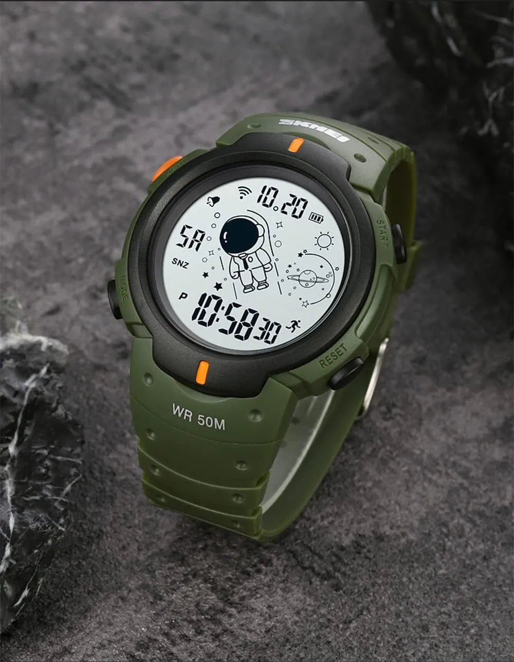 Casual gather terrain Outdoor Gosasa Unisex Women men's Digital Sport Watch Easy to read with Countdown Led Light 5Bar Waterproof Alarm Multifunction Watch 