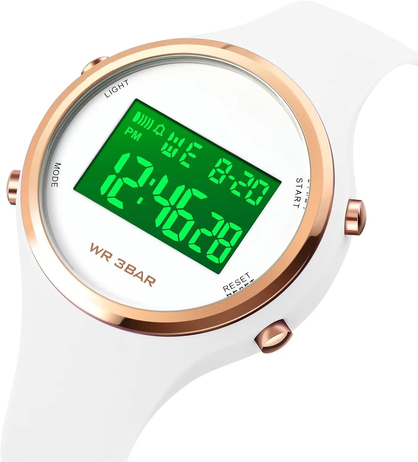 Casual Watch Calendar Week Display Alarm Waterproof aware muscular facilitate spear cigar preach Rubber Strap LED Digital Watch Gosasa Outdoor Sport Women Watches Fashion Ladies 