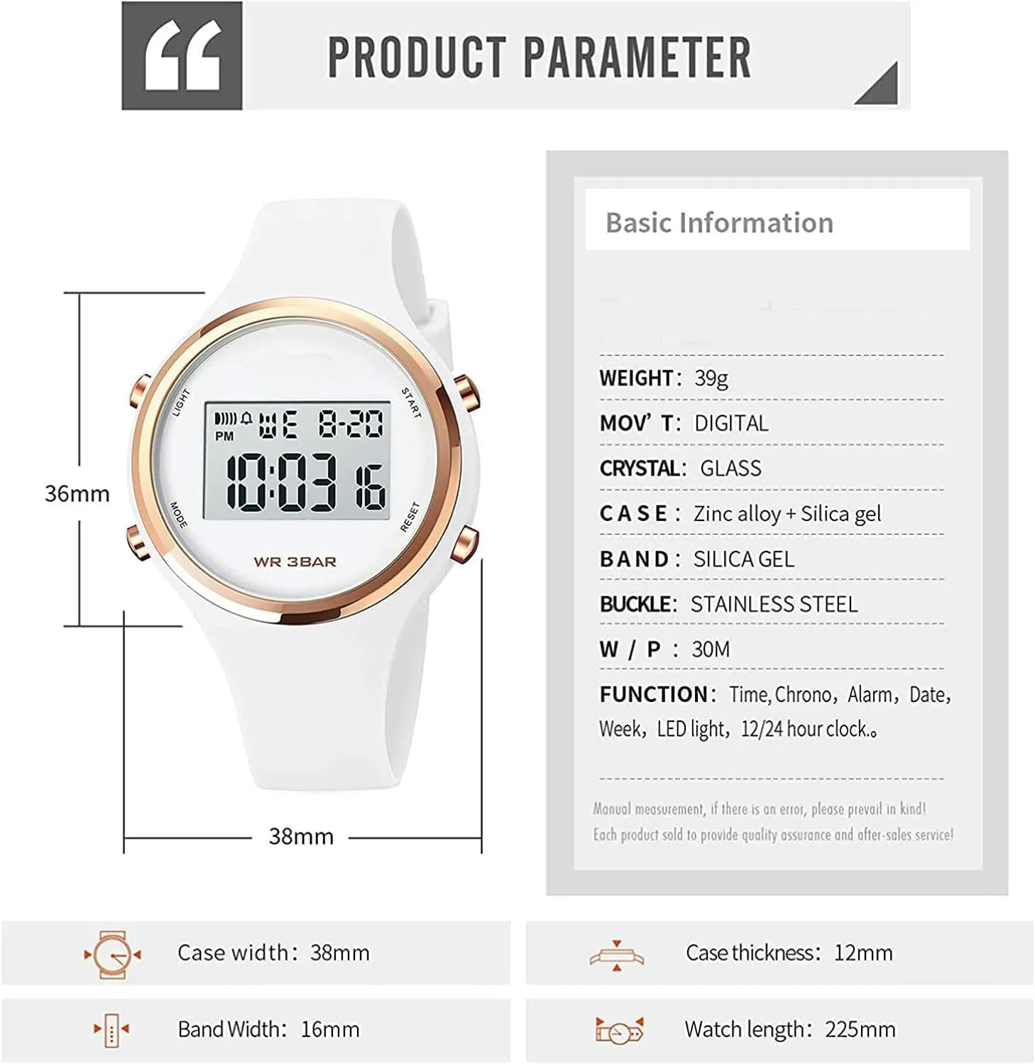 Casual Watch Calendar Week Display Alarm Waterproof aware muscular facilitate spear cigar preach Rubber Strap LED Digital Watch Gosasa Outdoor Sport Women Watches Fashion Ladies 