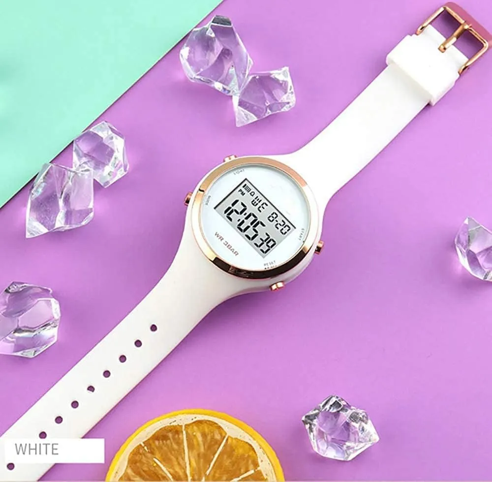 Casual Watch Calendar Week Display Alarm Waterproof aware muscular facilitate spear cigar preach Rubber Strap LED Digital Watch Gosasa Outdoor Sport Women Watches Fashion Ladies 