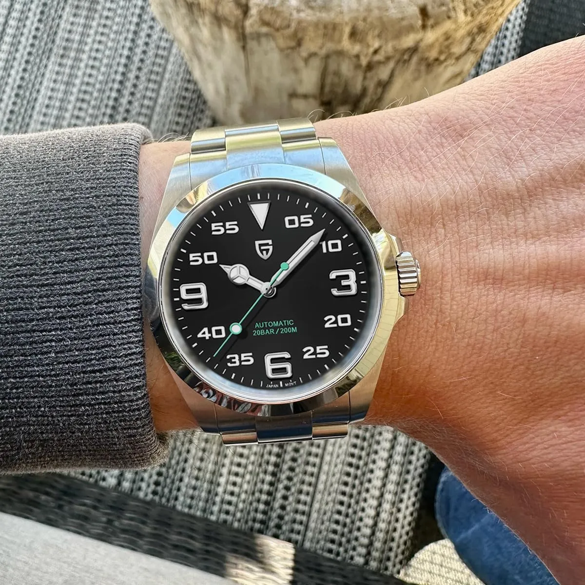 chilly prolific multiplicative Automatic Diver Watch Sapphire Glass Stainless Steel 40MM Waterproof Wrist Watch Pagani Design Watches for Men 