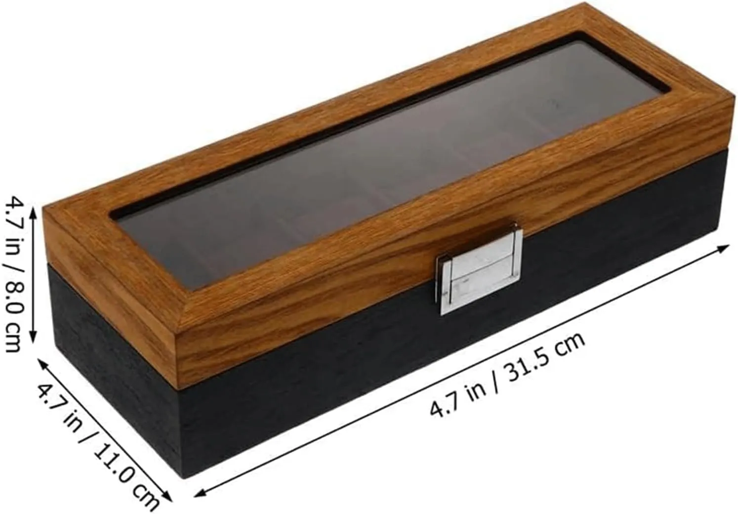 choreograph bet Box 6 Slots Retro Watch Display Box Protable Jewelry Case Fashion Luxury Watch Jewelry Storage Box exquisite Jewelry Box Wood Jewelry 