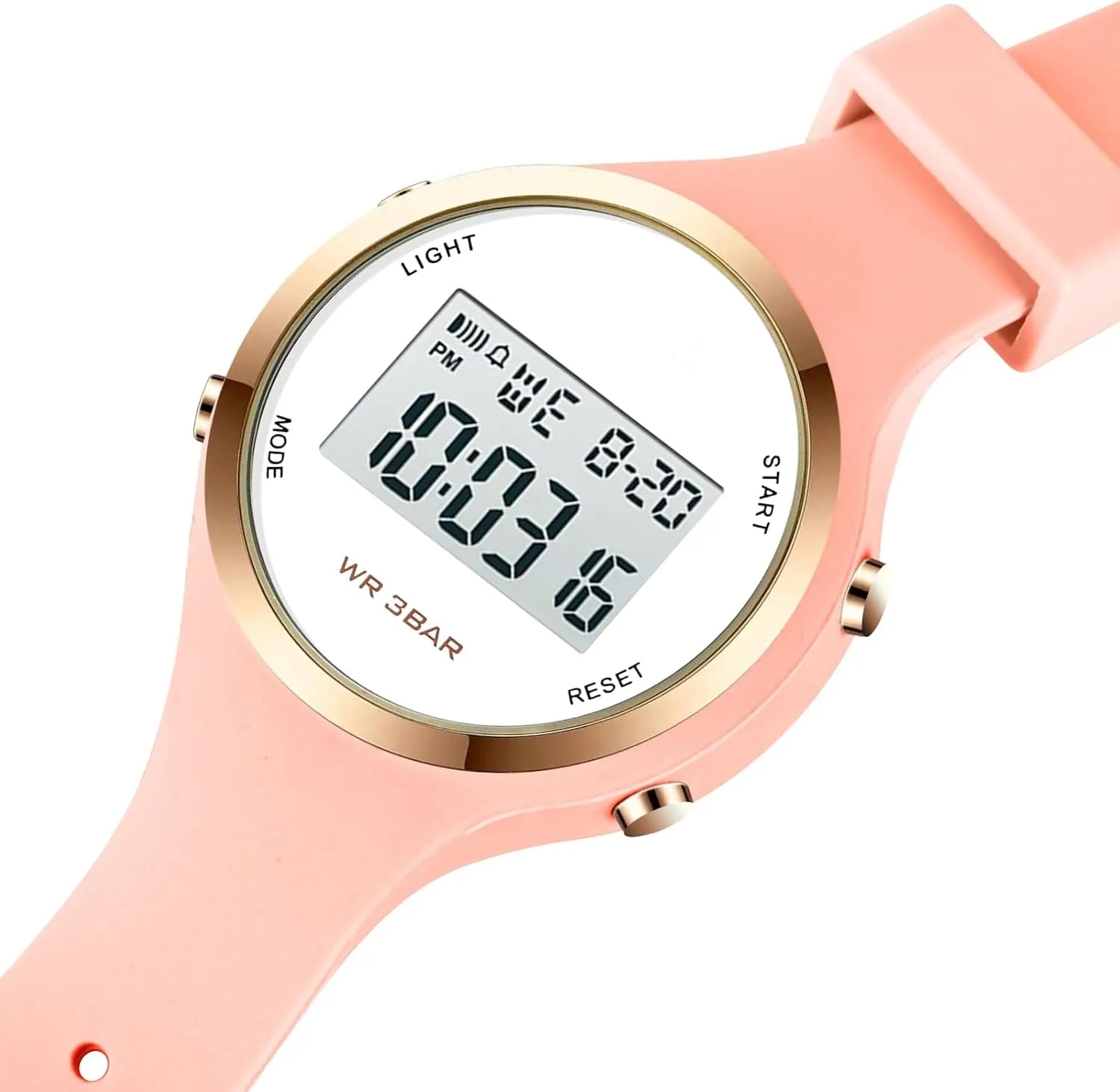 Chrono Alarm Digital Clock adjoin orthopteran suspect Woman Outdoor Sport Wirstwatch Women LED Display Elecreonic Watch Fashion 