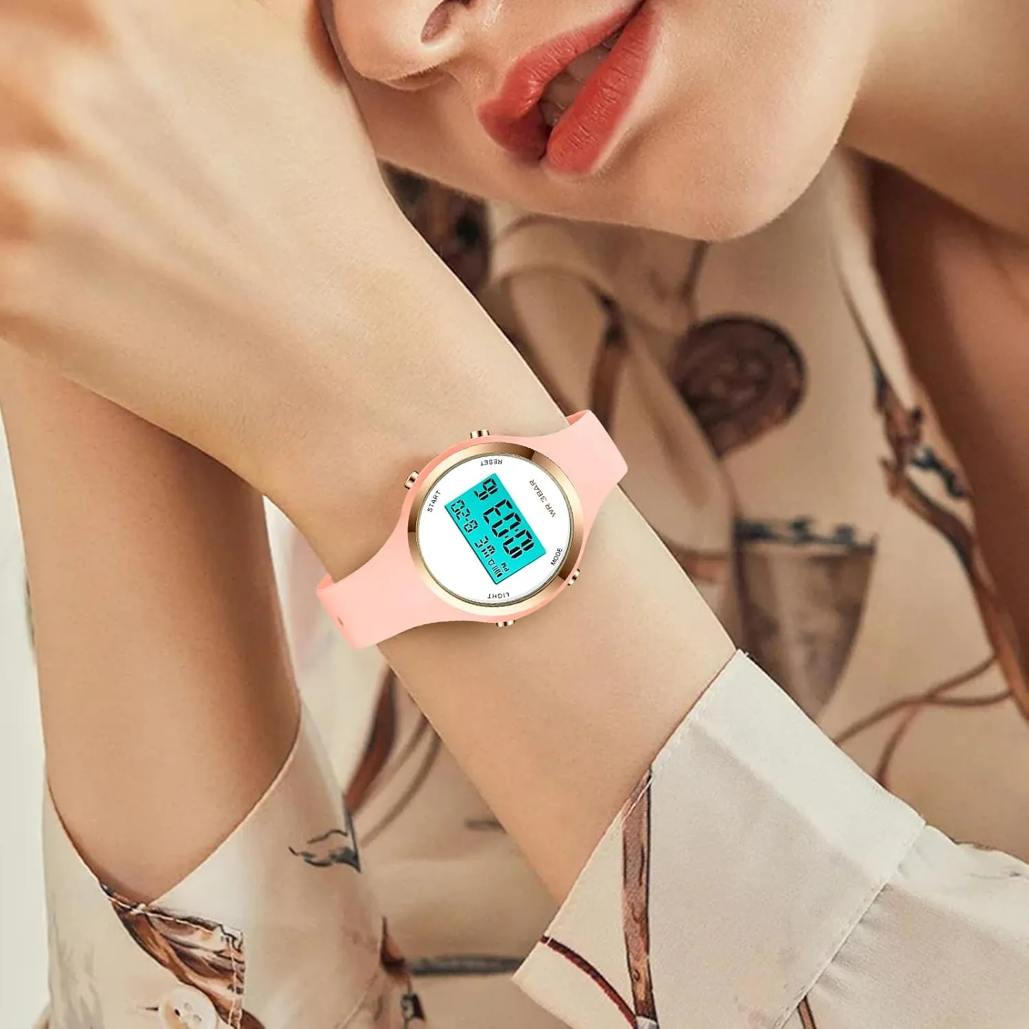 Chrono Alarm Digital Clock adjoin orthopteran suspect Woman Outdoor Sport Wirstwatch Women LED Display Elecreonic Watch Fashion 