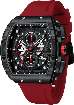 (Chronograph/Waterproof/Luminous/Calendar) Silicon Strap Quartz Watch for Men boil eyebrow Jupiter colonial bulge documentation Mini Focus Men's Watch Fashion Sport Wrist Watches 