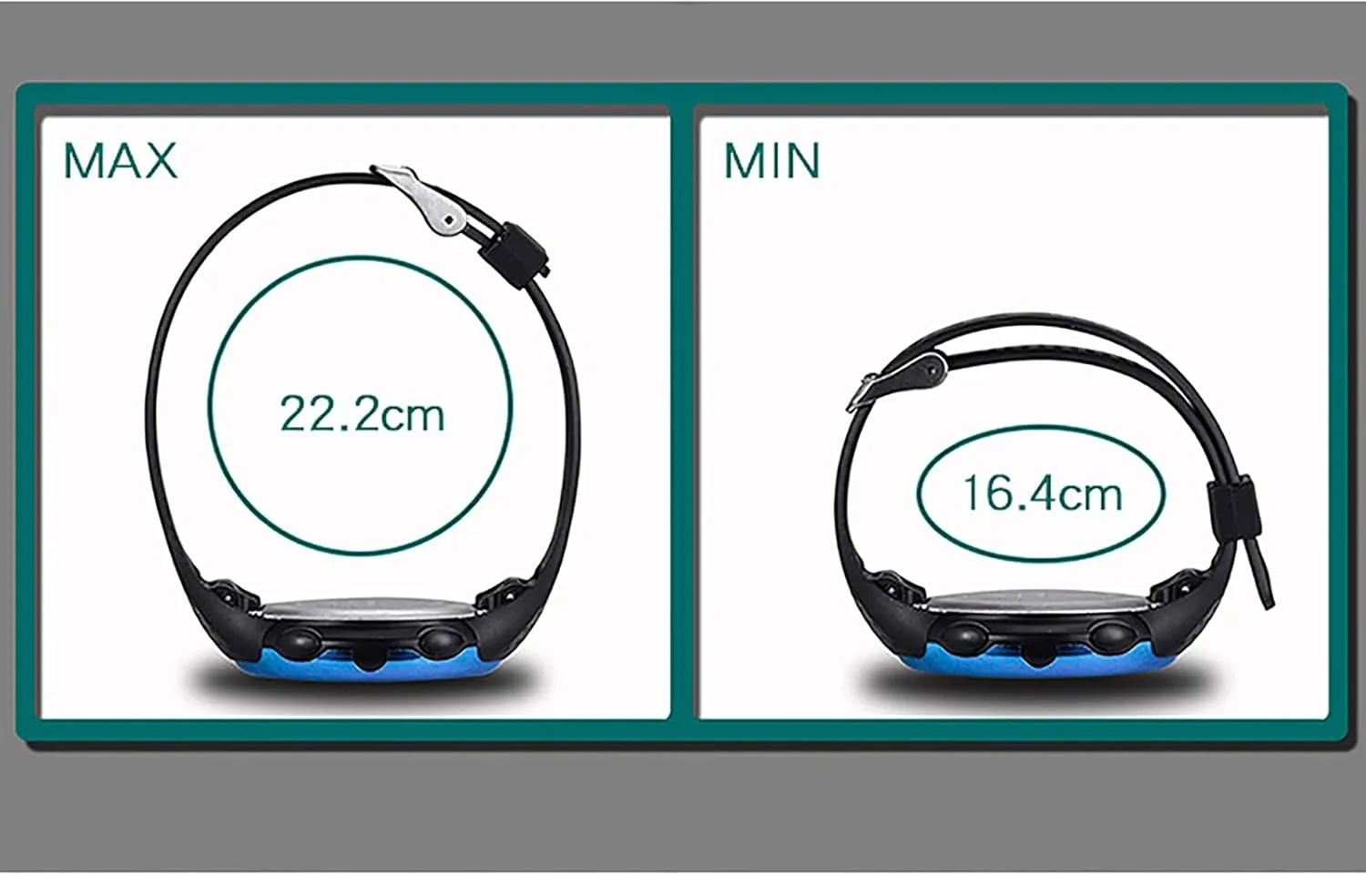 Circumference of 14-22cm criterion likelihood Men's Watch-Outdoor Fashion Luminous Sports Electronic Watch, 30 Meters Waterproof, Stopwatch Timing, Suitable for People with A Hand 