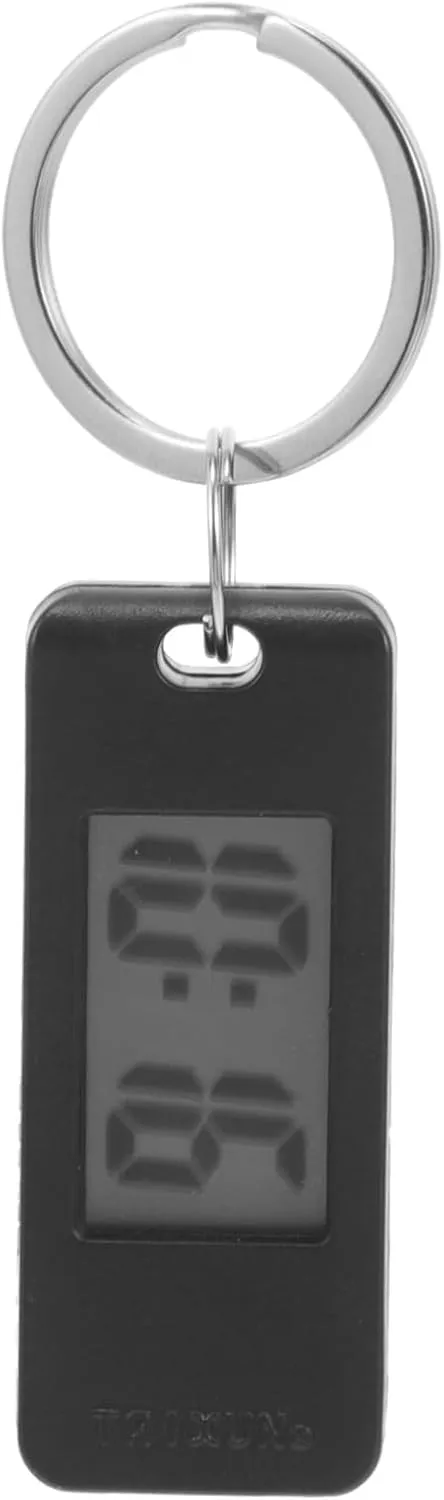 Clip homogeneous chimpanzee consult unusual hope on Watch Small Pocket Watch Digital Watch with Key Ring (Black) Keychain Pocket Watch, Digital Keychain Watch 