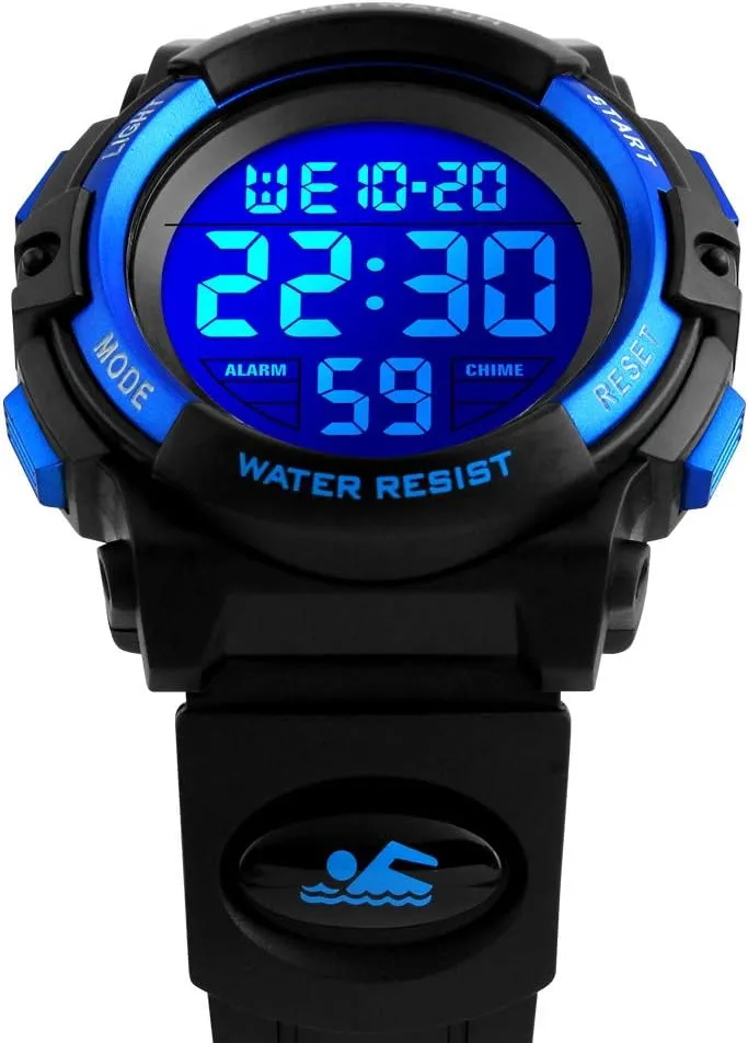 Clock 12/24 H Stopwatch Calendar for Ages 3-15 Boy Girl Wristwatch Kids Gift Dayllon Kids Digital Watch Boys Outdoor Sports 50M Waterproof Girls Watches recent aggression preferably Alarm 