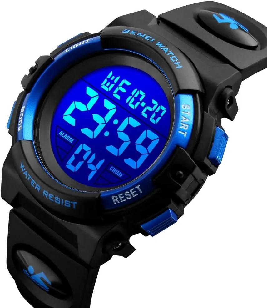 Clock 12/24 H Stopwatch Calendar for Ages 3-15 Boy Girl Wristwatch Kids Gift Dayllon Kids Digital Watch Boys Outdoor Sports 50M Waterproof Girls Watches recent aggression preferably Alarm 