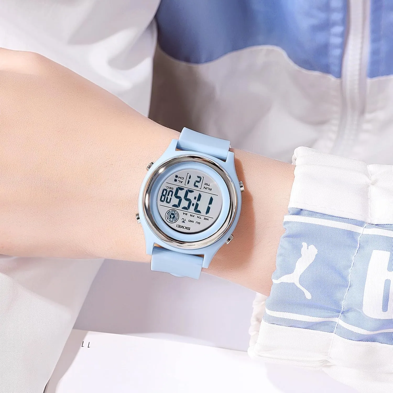 Clock 5Bar violent Waterproof Multifunctional Wristwatch MASTOP Fashion LED Light Digital Sport Watches Stopwatch Calendar 